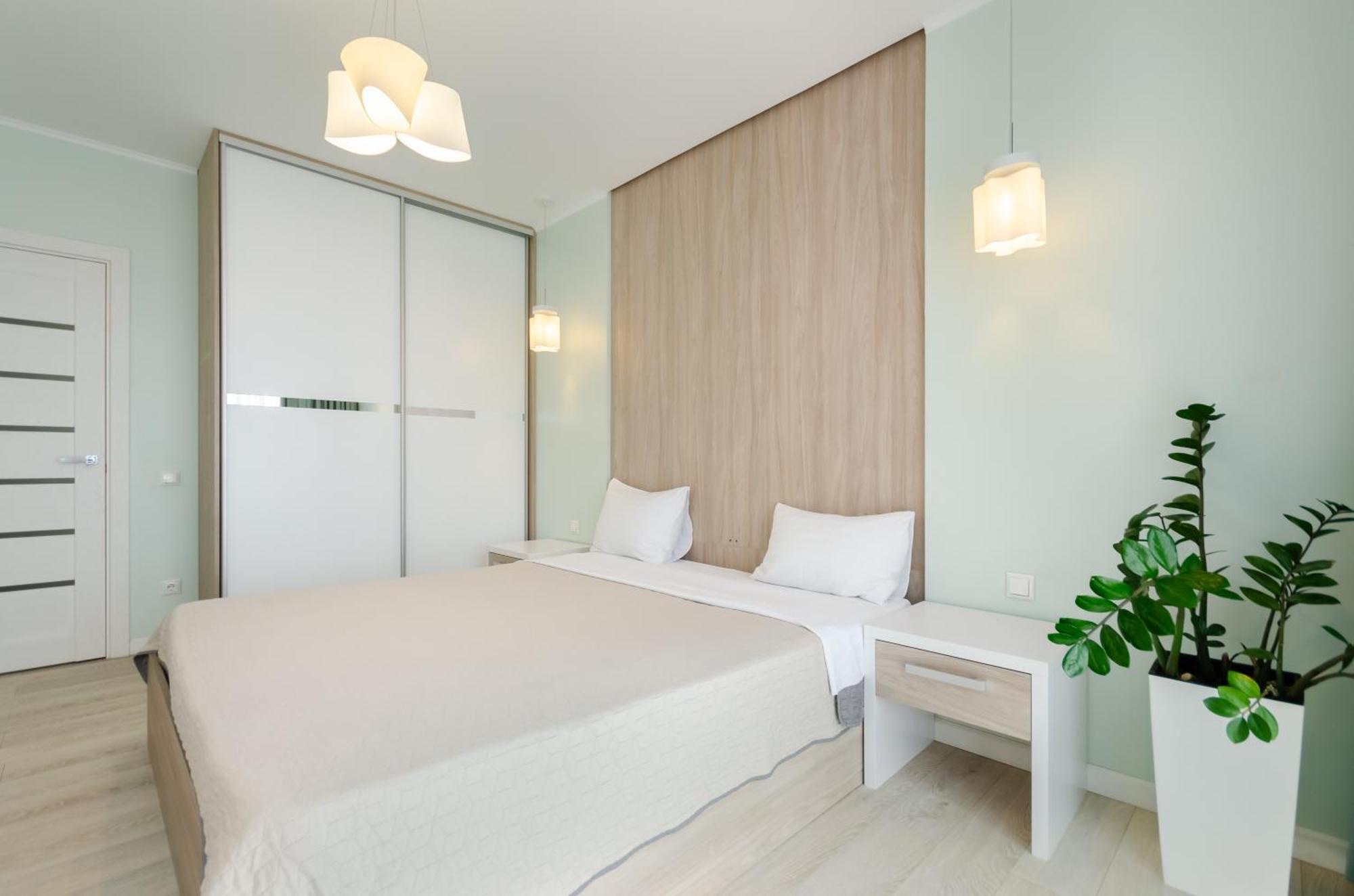 21-212 Petrovdom In Mint Apartments At Rc Kvartet Near Central Railway Station キエフ エクステリア 写真