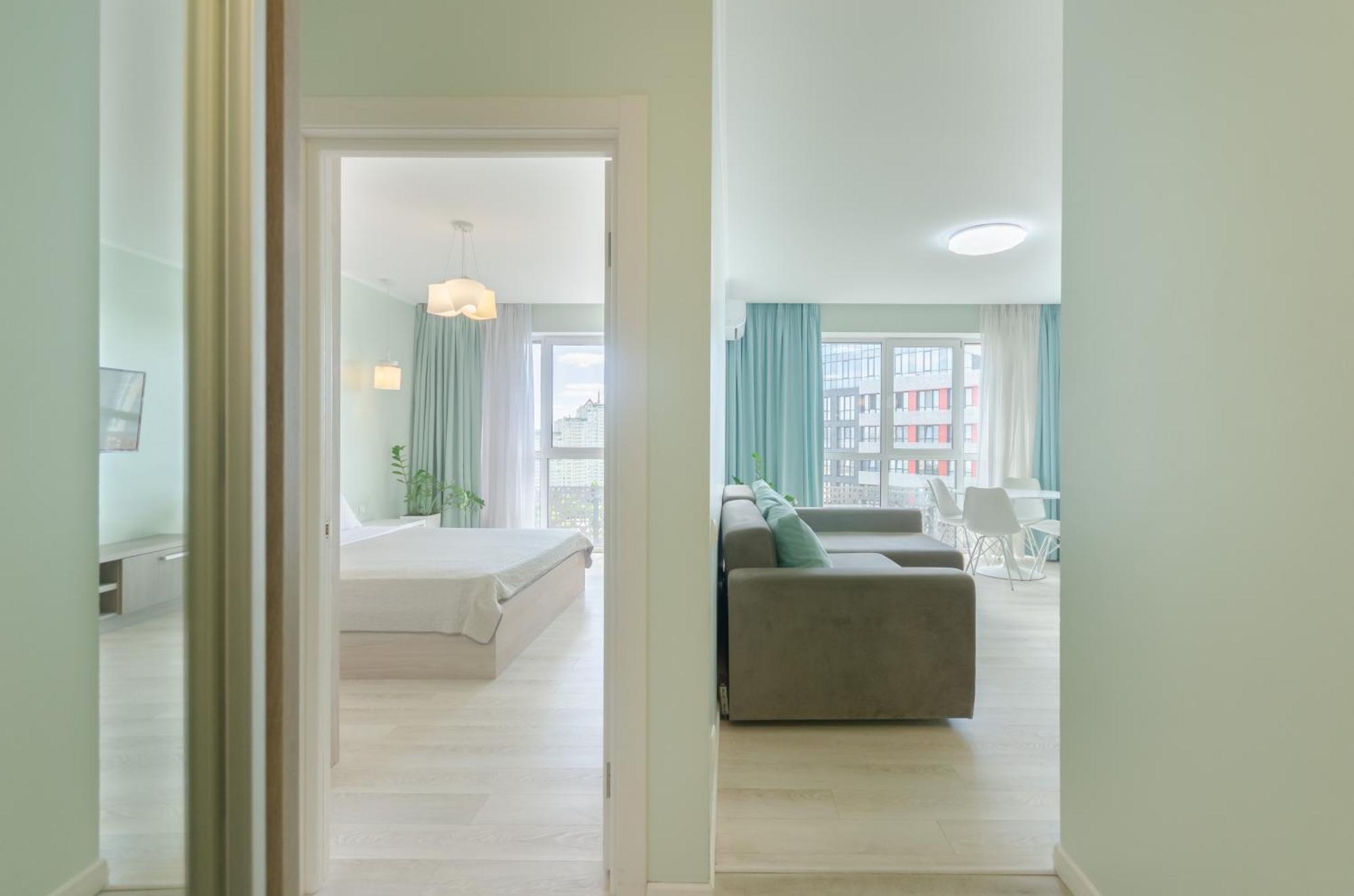 21-212 Petrovdom In Mint Apartments At Rc Kvartet Near Central Railway Station キエフ エクステリア 写真