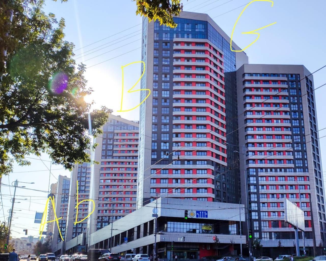 21-212 Petrovdom In Mint Apartments At Rc Kvartet Near Central Railway Station キエフ エクステリア 写真